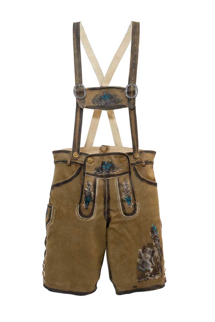 Premium Trachten Men’s Lederhosen Tannish Brown (Deer Skin)
