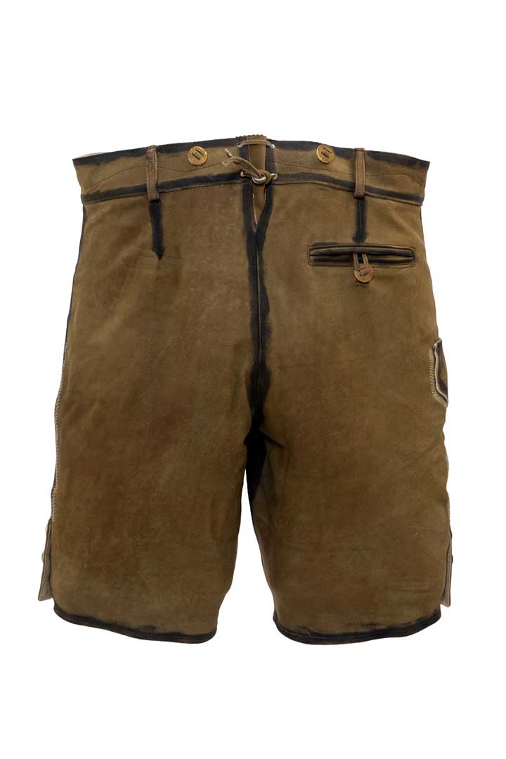 Premium Trachten Men’s Lederhosen Tannish Brown (Deer Skin)
