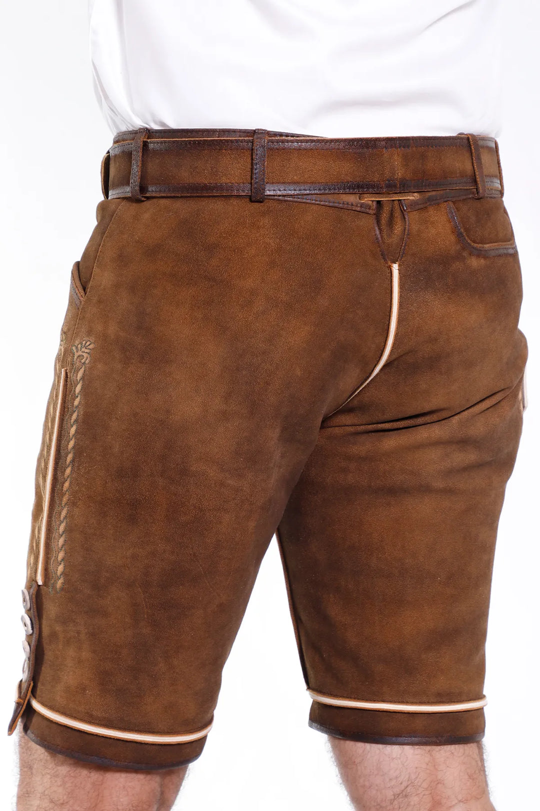 Comfortable Mens Classic German Lederhosen