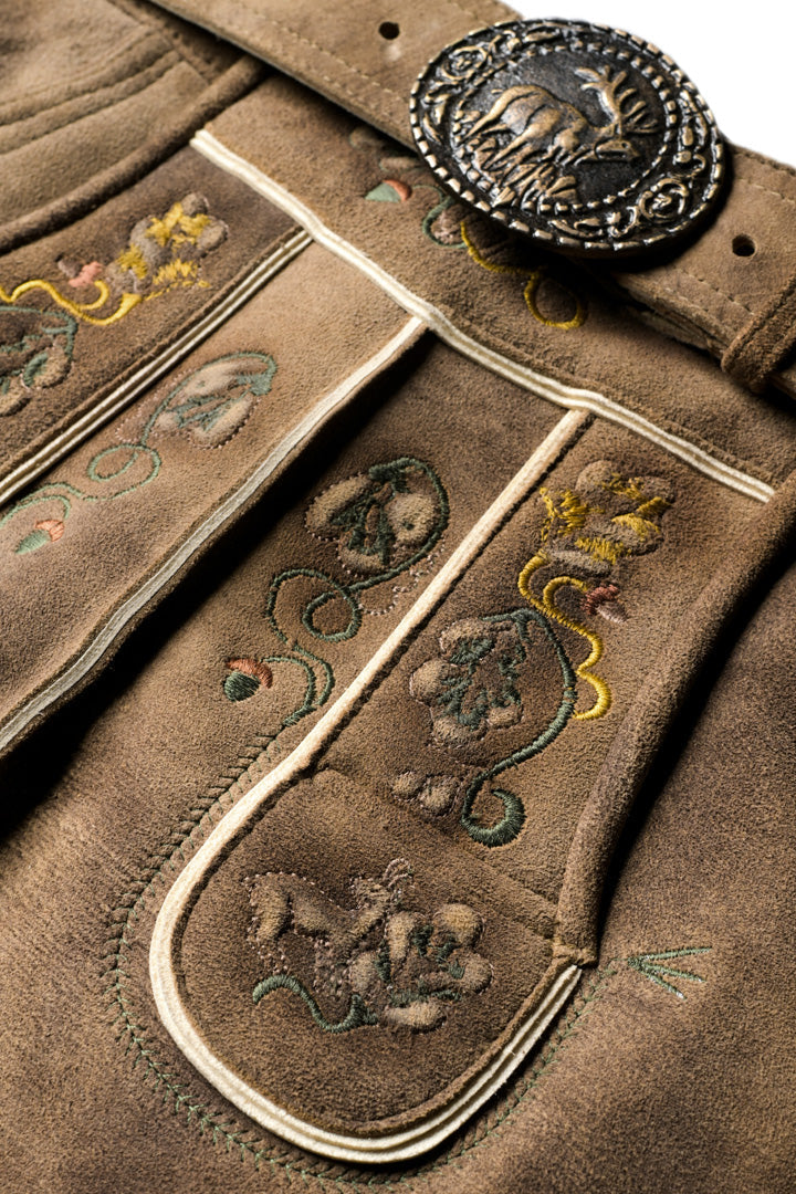 Vintage Attire German Mens Fashion Lederhosen
