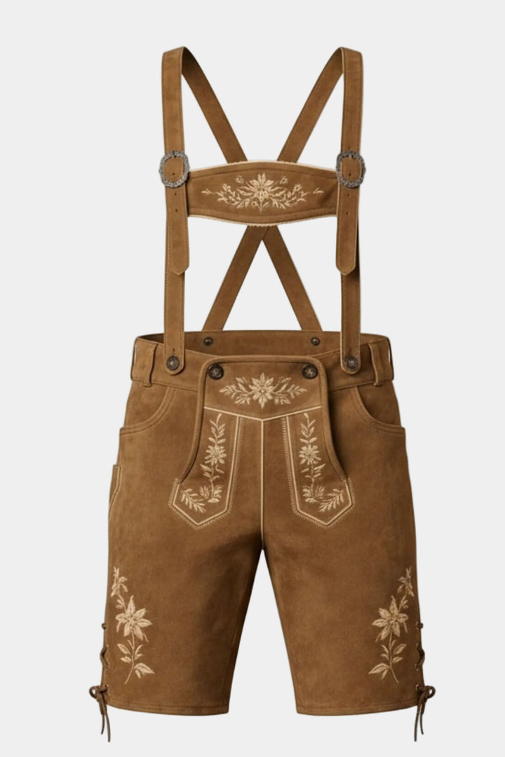 Franklin Pierce lederhosen in Light Brown