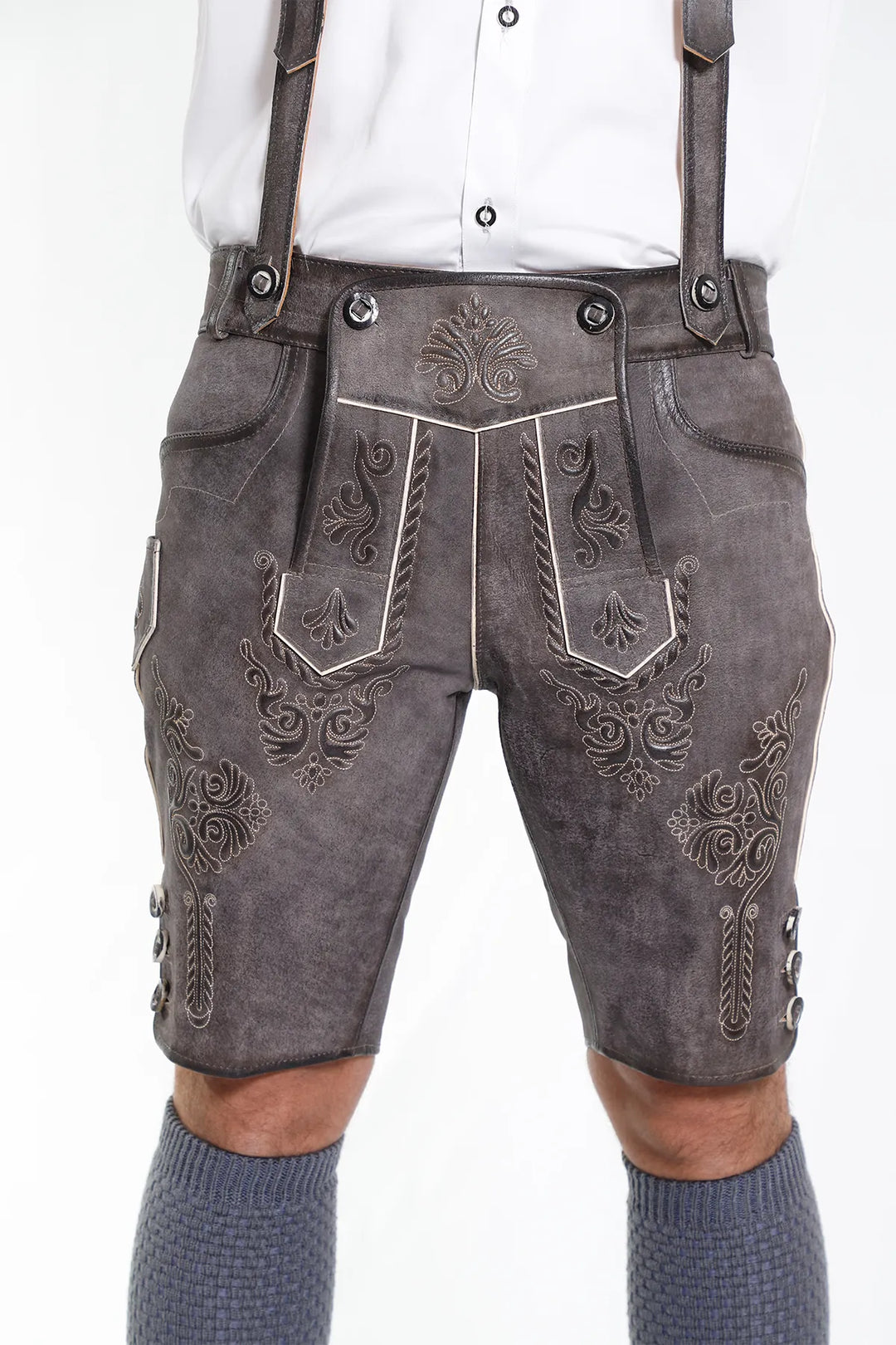 Trachten Short Lederhosen Classic Black