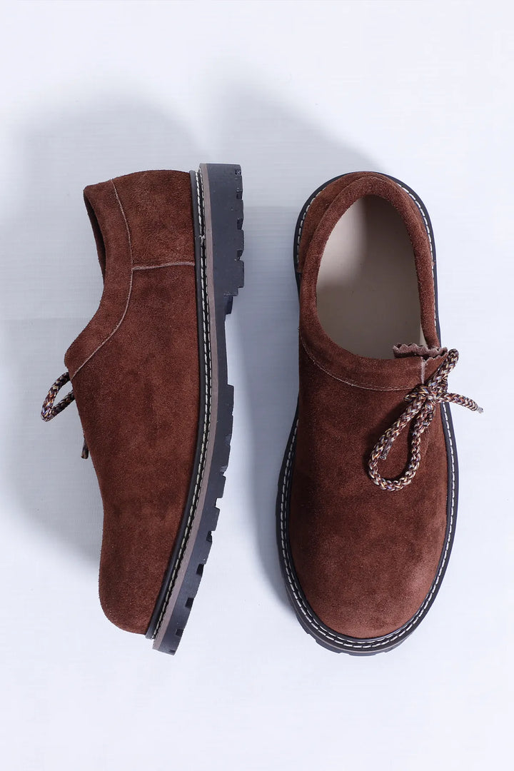 Authentic Light Brown Lederhosen Shoes