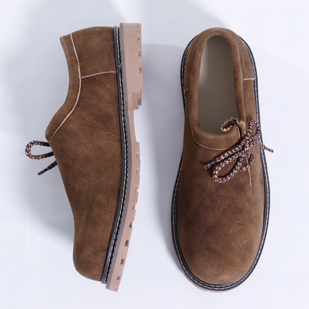 Trendy Dusky Brown Lederhosen Mens Shoes