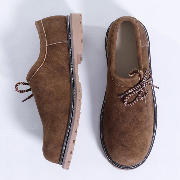 Trendy Dusky Brown Lederhosen Mens Shoes