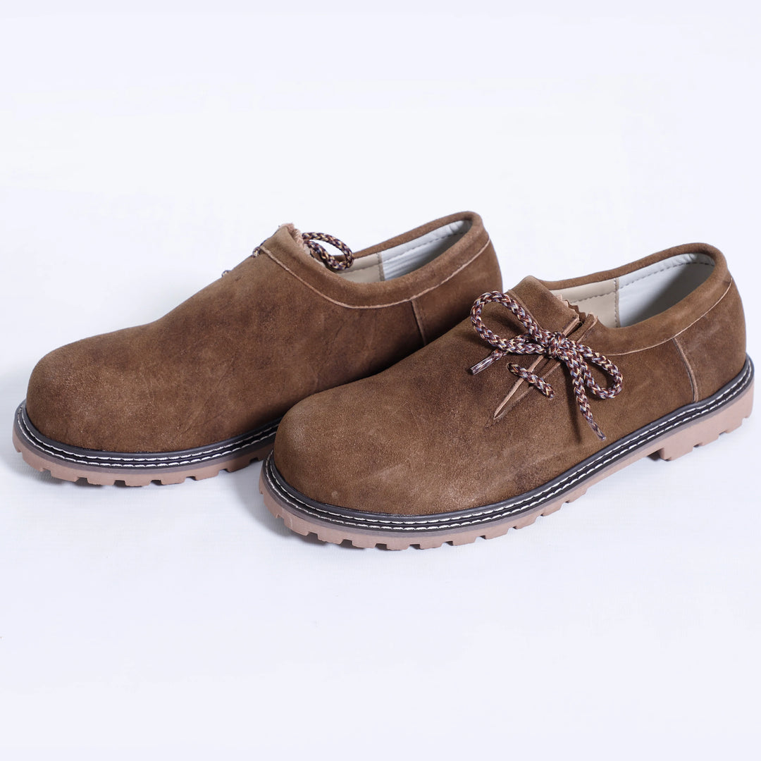 Trendy Dusky Brown Lederhosen Mens Shoes