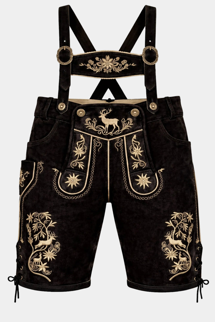 Alpspitze Lederhosen in Black